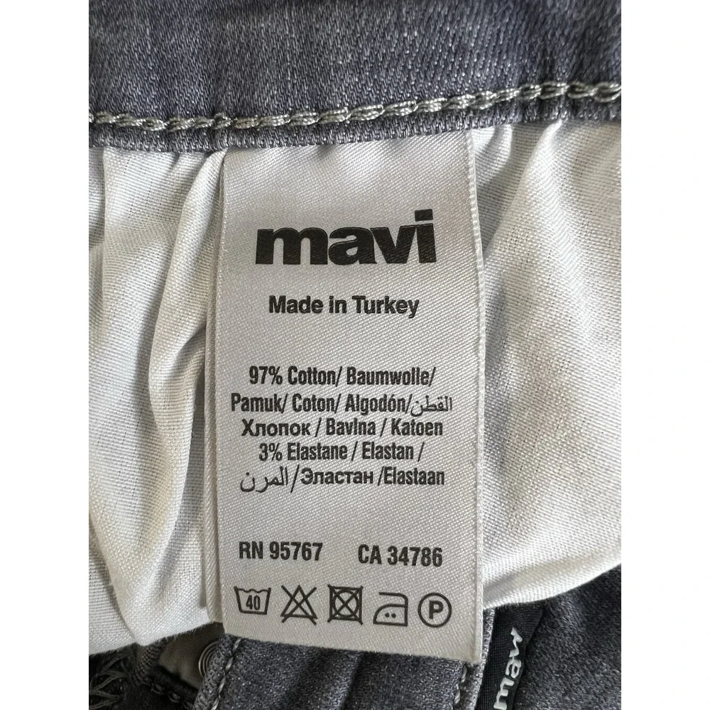 MAVI Mens MATT‎ Relaxed Straight Leg Stretch Denim Gray Jean 36W X 29.5